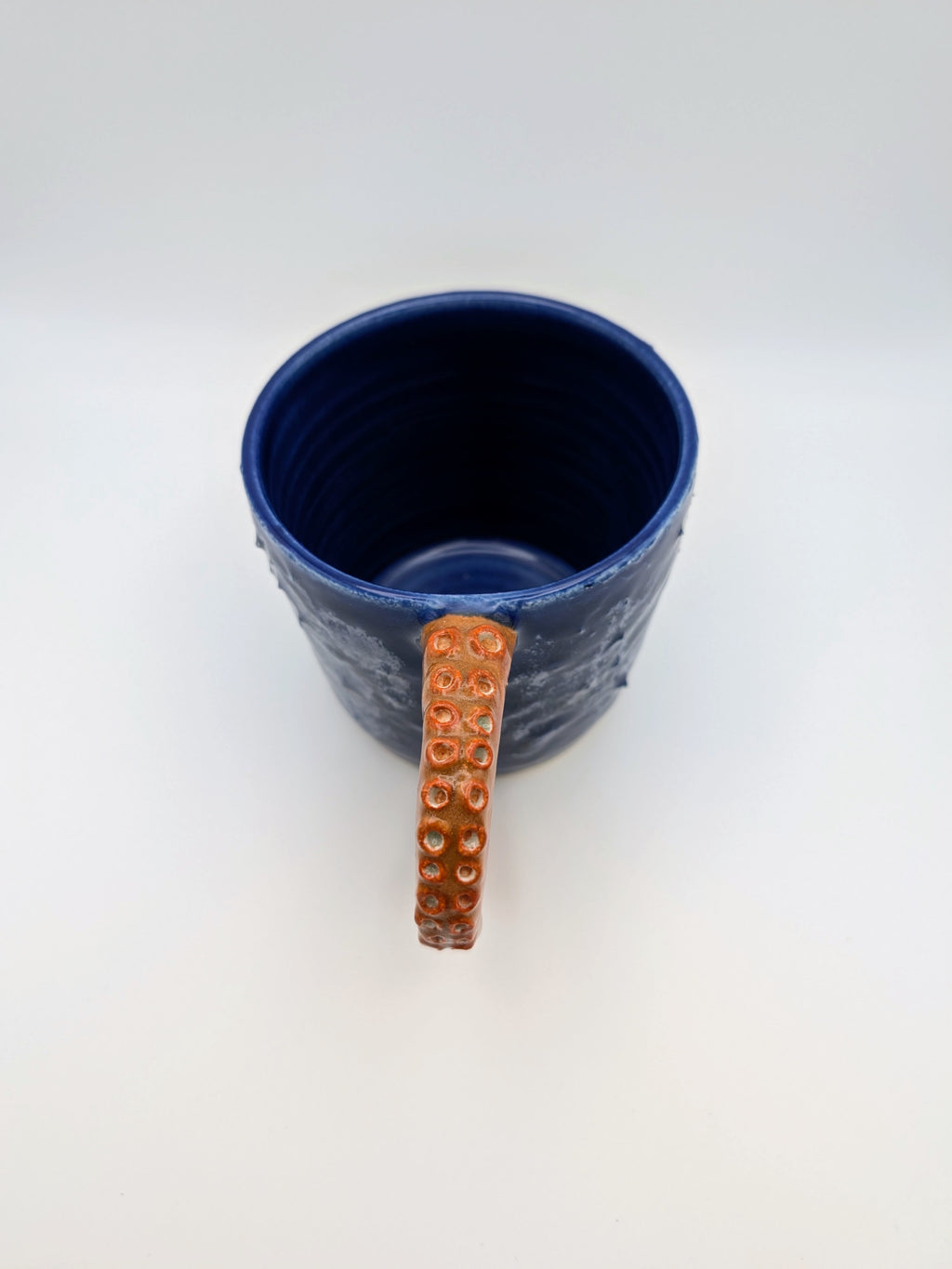 Oversized textured tentacle mug