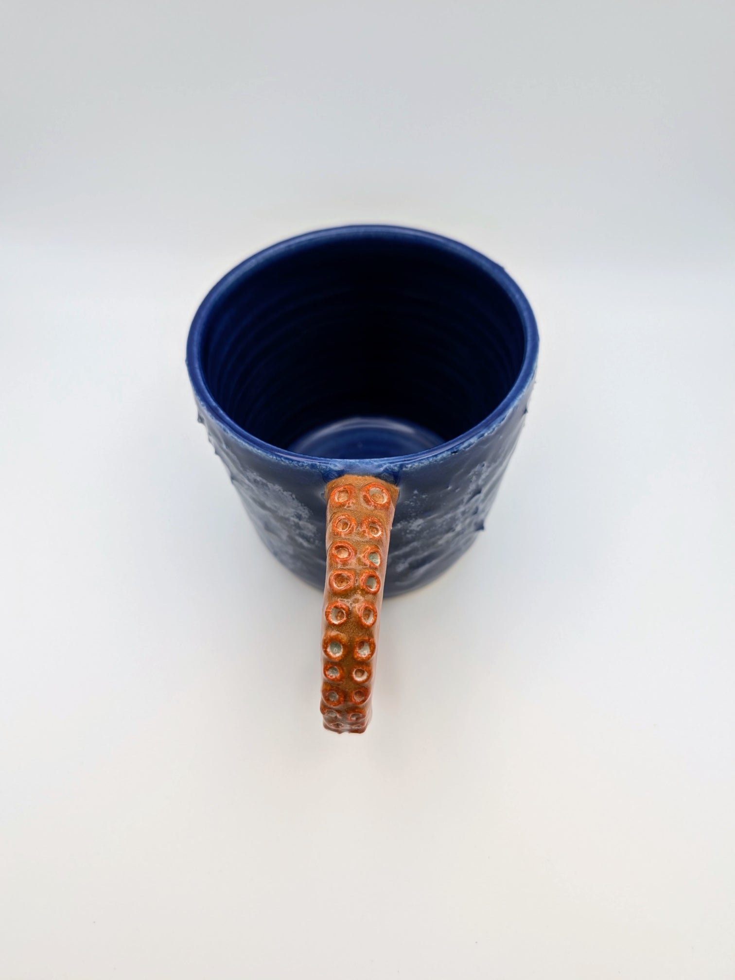 Oversized textured tentacle mug