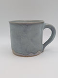 Metallic blue-green coffee mug