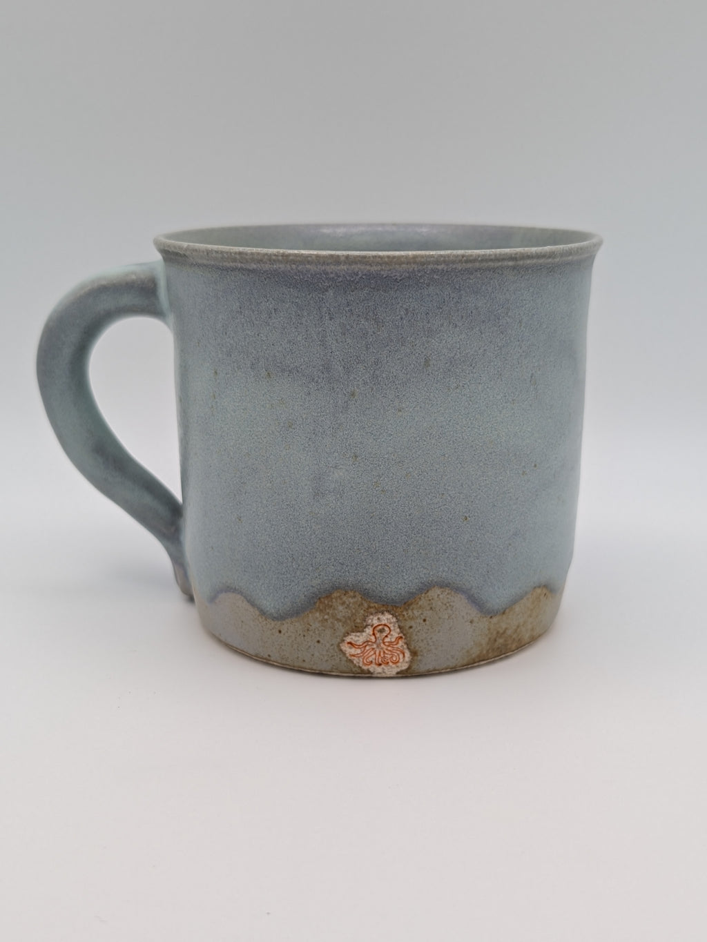 Metallic blue-green coffee mug