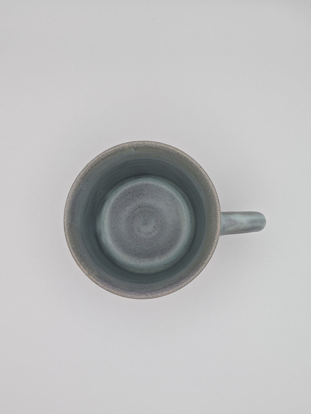 Metallic blue-green coffee mug