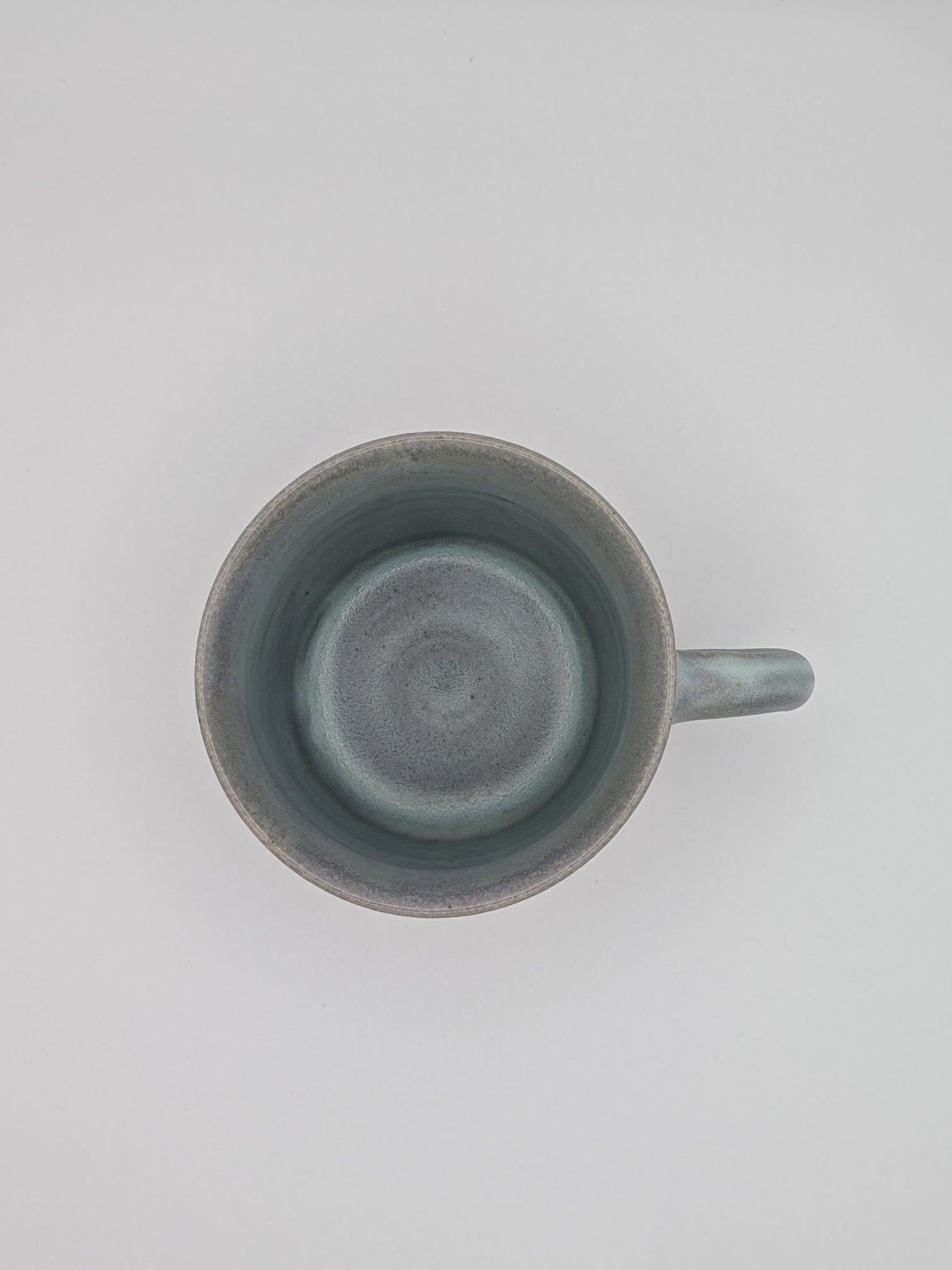 Metallic blue-green coffee mug