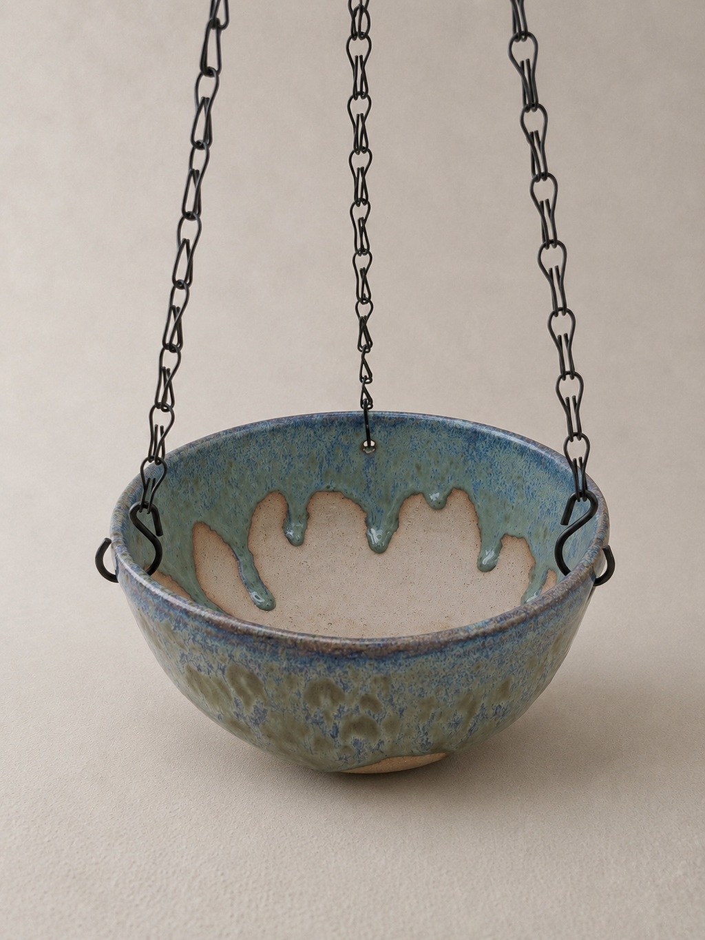 Drippy Blues Hanging Planter