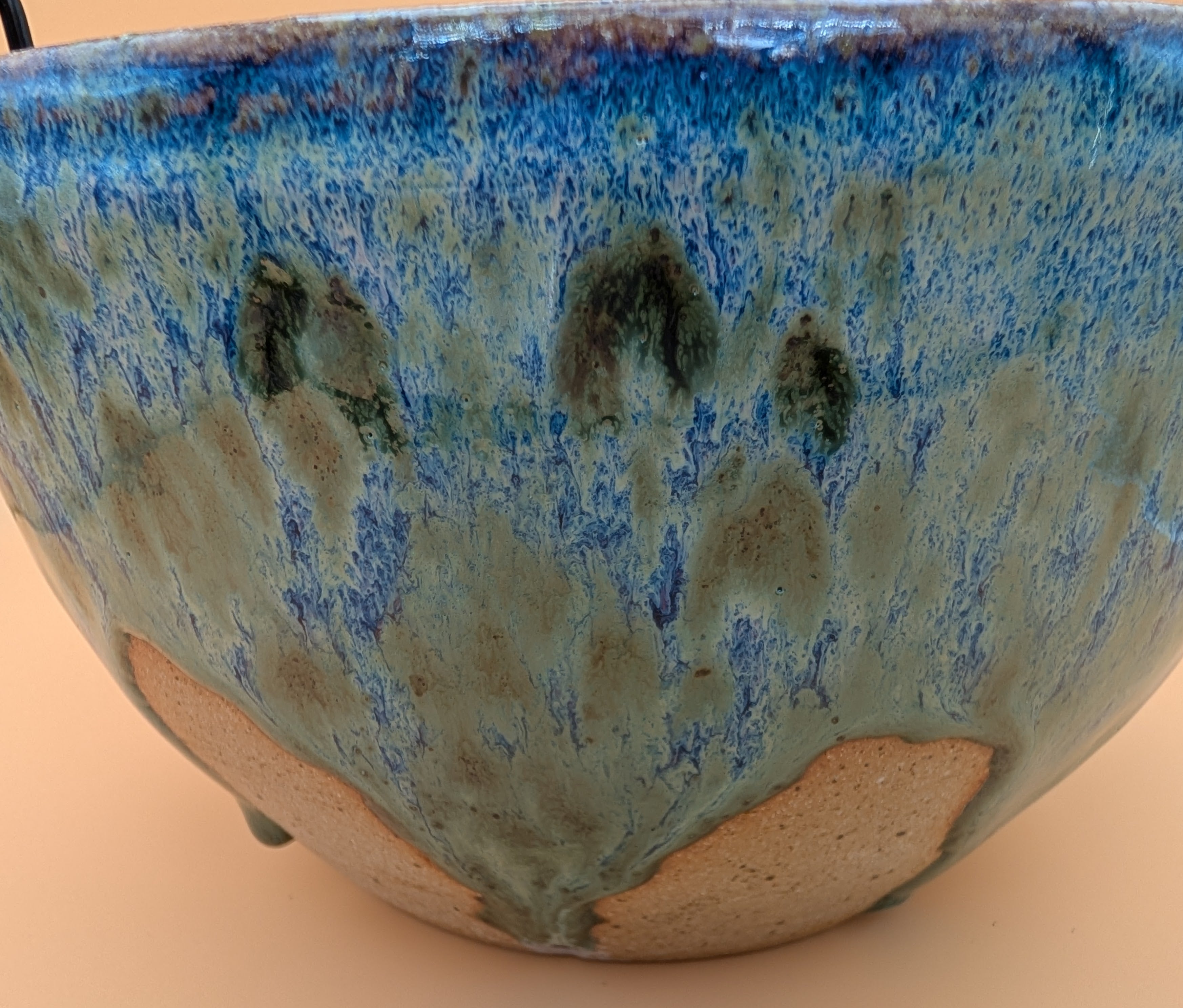 Drippy Blues Hanging Planter