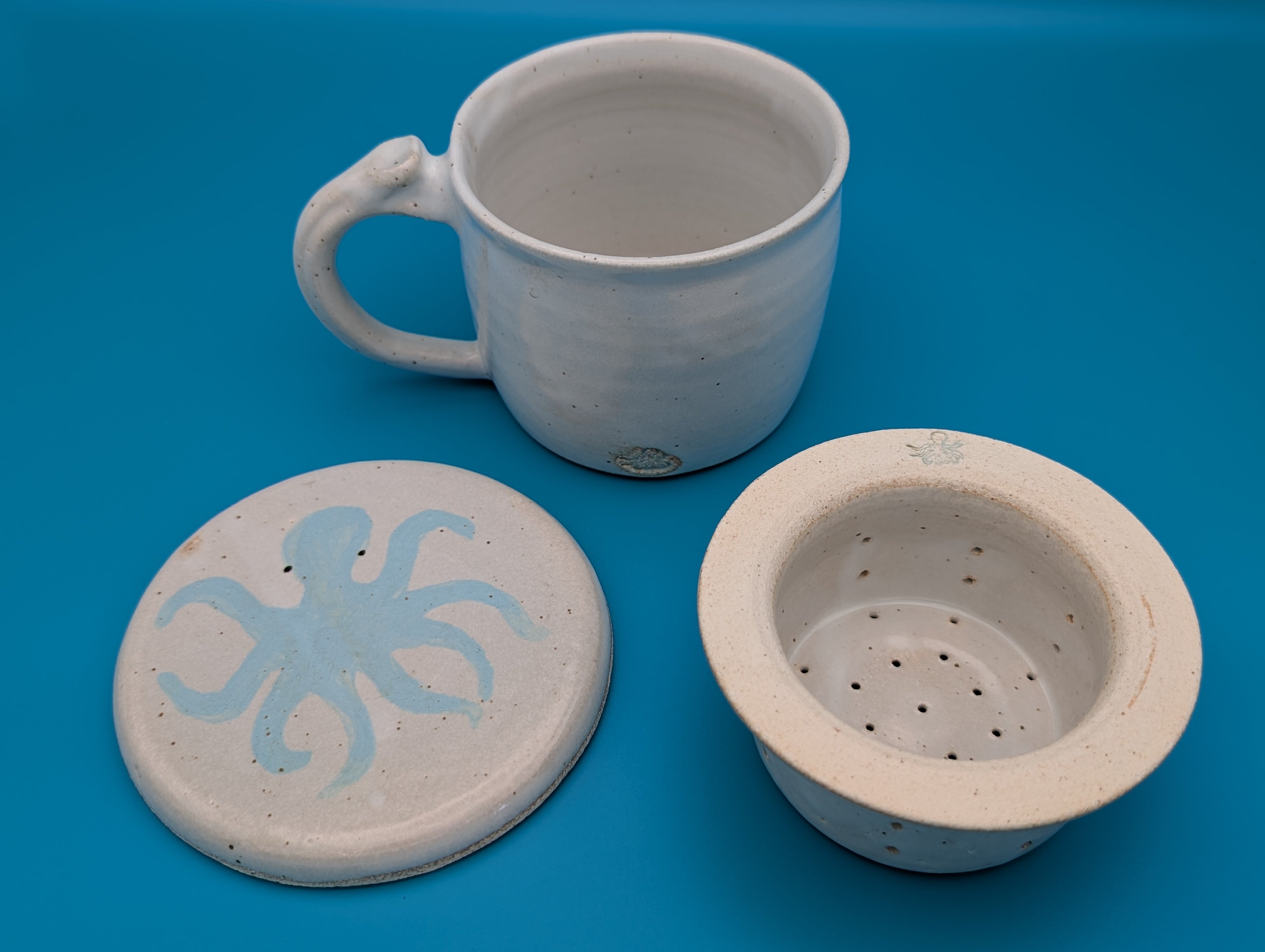 Sea Pearl Octopus Tea Cup Set