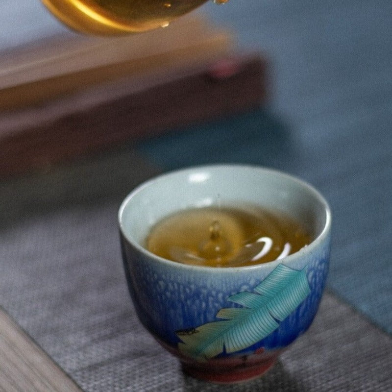 Traditional Leaf Teacup